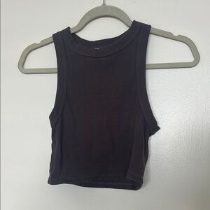 Brown Crop Top